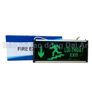 Đèn exit điện thoát hiểm 1 mặt sử dụng điện AED 220V