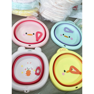 [ loại đẹp ] Thau chậu rửa mặt gấp gọn cho bé nhiều mẫu