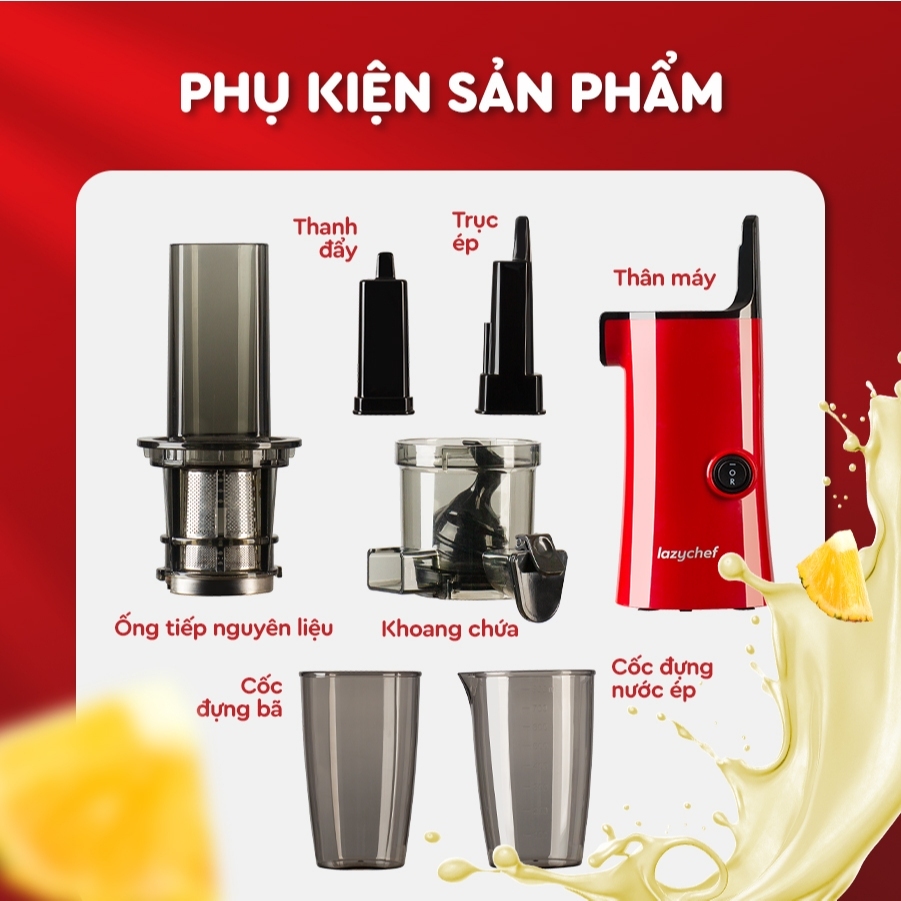 Phụ kiện Máy Ép Chậm Lazychef 130W