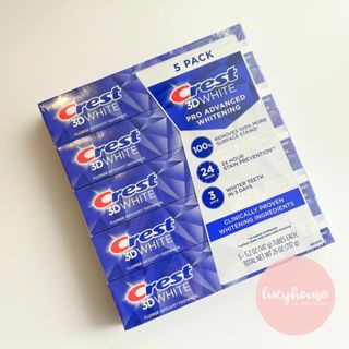 Kem đánh răng Crest 3D White Pro Advanced Whitening 147g
