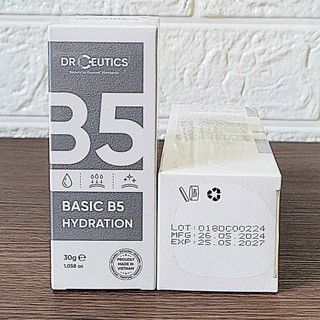 Tinh Chất B5 Basic Hydration 5% DrCeutics Cho Da Dầu Mụn (30ml)