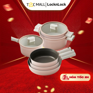 Bộ Chảo Nồi Quánh Chống Dính Bếp Từ Cao Cấp LocknLock Suit IH Cute Size To 18 20 24 26 cm T2C Mall