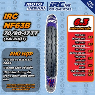 [MTVV] Lốp vỏ xe máy IRC INOUE 70/90-17 TT NF63B Trước EX 2005-2010 (Lốp xài ruột)<END>