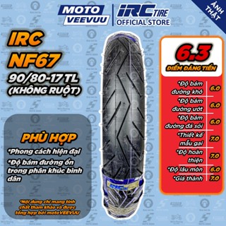 [MTVV] Vỏ lốp xe máy IRC INOUE 90/80-17 TL NF67 Trước EX 150, Winner 150<END>