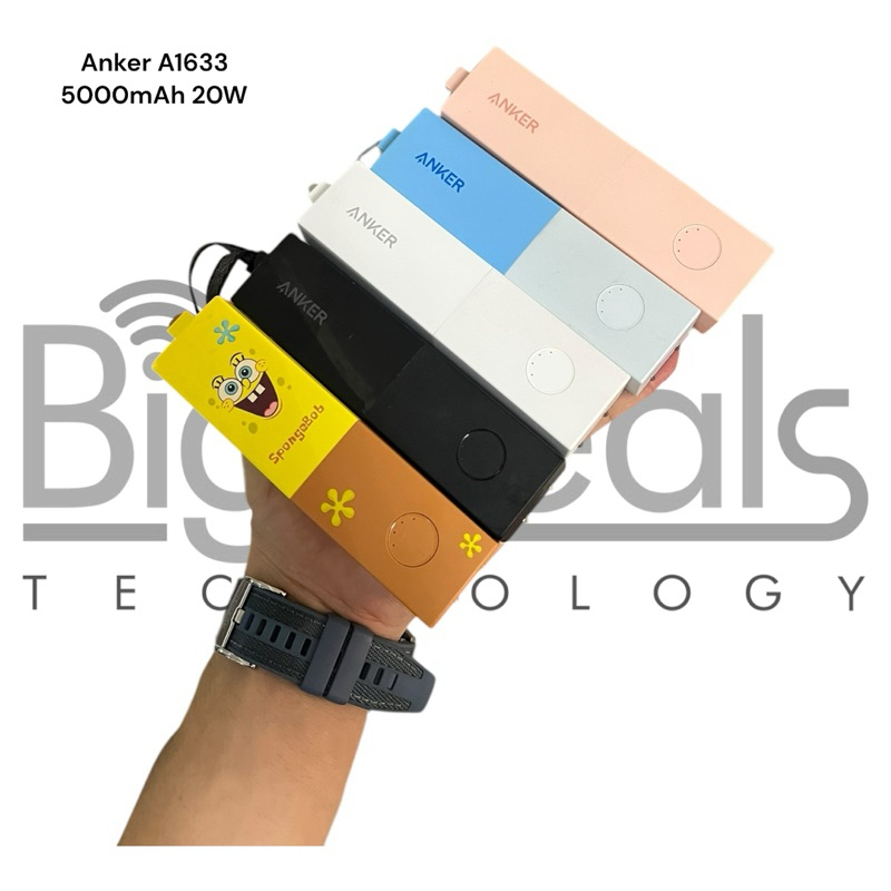 Pin sạc Dự Phòng Anker A1633 5000mAh 20W sạc nhanh PD PowerCore Fusion Prism, dùng lướt, BigDeals VN