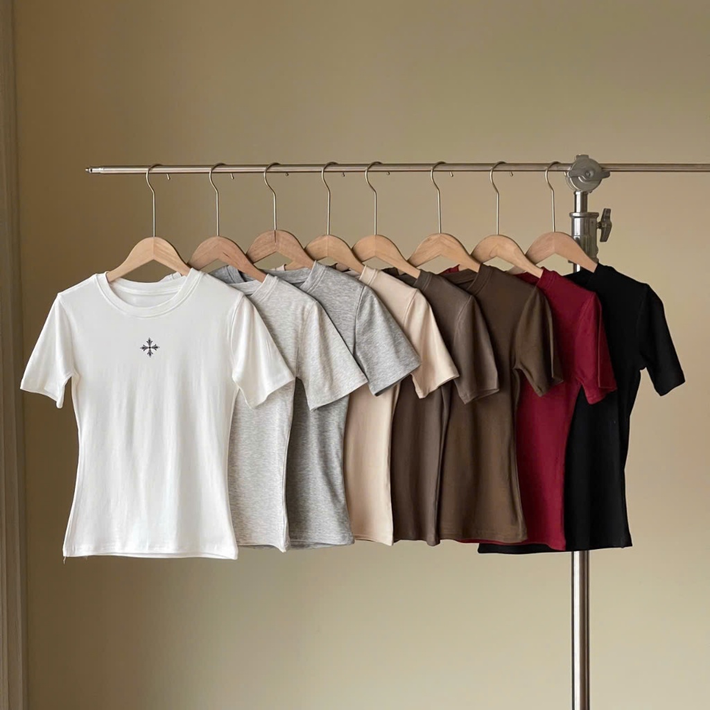 Áo Thun Body In Hình Ngực, Áo Thun Zip Chất Vải Cotton Co Dãn Thoáng Mát Miho House | BigBuy360 - bigbuy360.vn