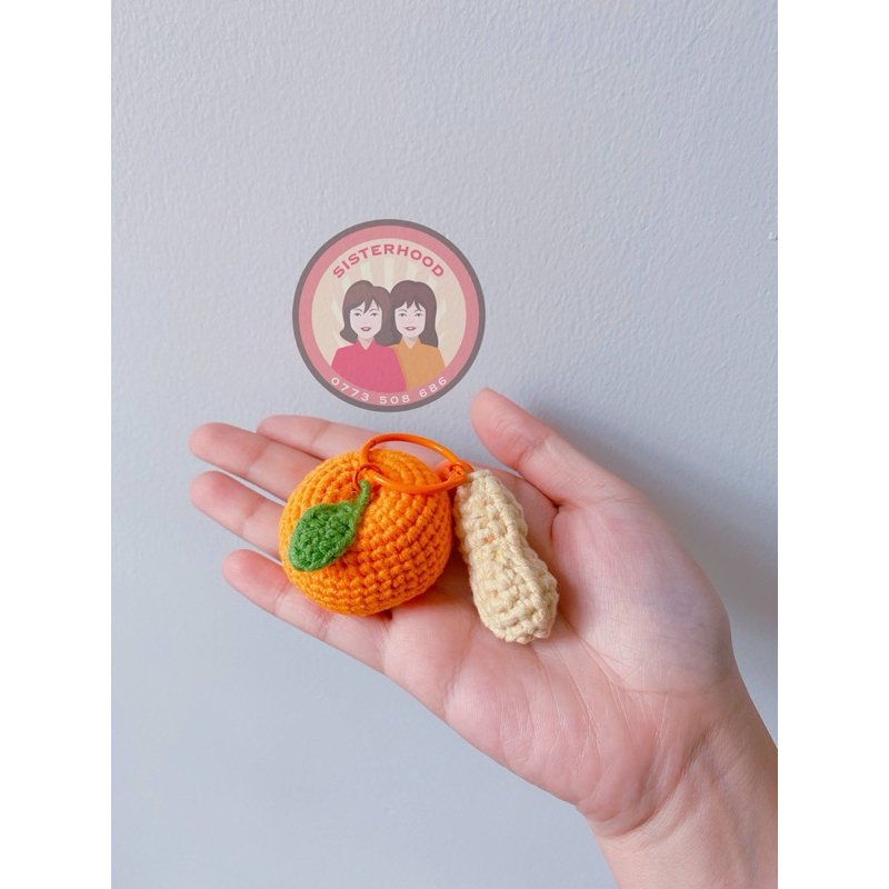 Móc khoá Quýt - Đậu bằng len handmade 🍊🥜