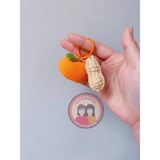 Móc khoá Quýt - Đậu bằng len handmade 🍊🥜
