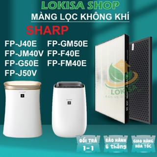  Màng lọc không khí sharp FP-J40E JM40V G50E GM50E F40E FM40E J50V - Màng lọc hepa sharp J40E - Tấm lọc không khí sharp 