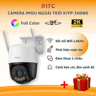 Camera ngoài trời Imou Cruiser SC K7FP kết nối wifi 2.4ghz | K7FP dùng sim 4G. Báo động đèn xanh đỏ
