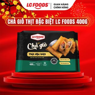 Chả Giò Thịt Đặc Biệt LC FOODS 400g Tươi Ngon Hấp Dẫn