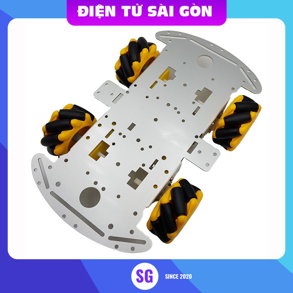Bộ khung xe 4 bánh Mecanum