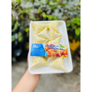  Chả giò hải sản tam giác vàng khay 10 cái  giao hỏa tốc tphcm  