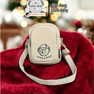 Túi đeo chéo TTWN BEAR Travel TN3759 chính hãng, túi camera siêu nhẹ gấu dễ thương
