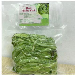 Rau Tiến Vua Khô Xanh Giòn Loại Đặc Biệt Có Kiểm Nghiệm - Hàng Loại 1 Hút Chân Không - Tặng kèm Củ Cải AFF      i Khô
