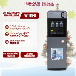 Cây nước nóng lạnh nhập khẩu Fujihome WD11ES, bình âm tủ máy lọc nước nóng lạnh mini dispenser water