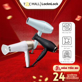Máy Sấy Tóc Sấy Nóng Lạnh 3 Mức LocknLock, máy sấy tóc Lock&Lock ENA136WHT ENA146BLK - T2Cmall