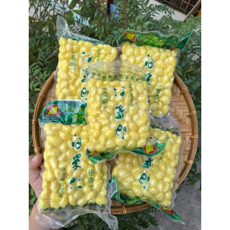 bạch quả tách vỏ hút chân không tiện lợi 250gr