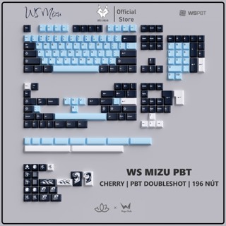 [HỎA TỐC HN - HCM] Bộ nút bàn phím cơ | Keycap WS Mizu Cherry PBT Doubleshot