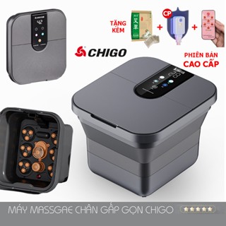 Bồn Ngâm Chân Massage CHIGO Gấp Gọn – Máy ngâm chân massage tự động làm nóng giữ nhiệt chống giật