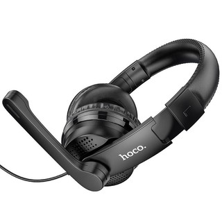 Tai Nghe Chụp Chơi Game học online Có  míc Hoco W103 Cho Điện Thoại Máy Tính Jack 3.5mm Dài 1.2m