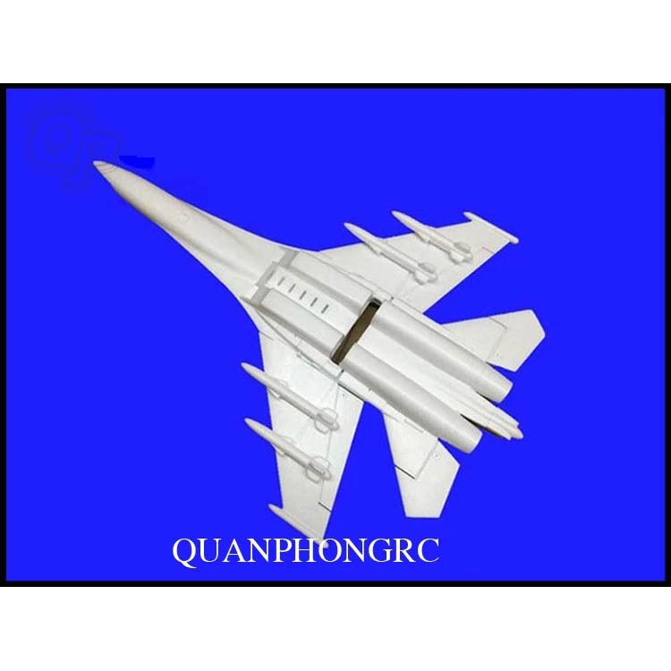 Vỏ Kit đúc EPO Su 27 Trắng (TẶNG DECAL)