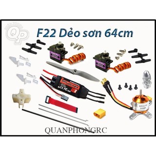 F22 dẻo sơn MPP full đồ điện Size 64cm