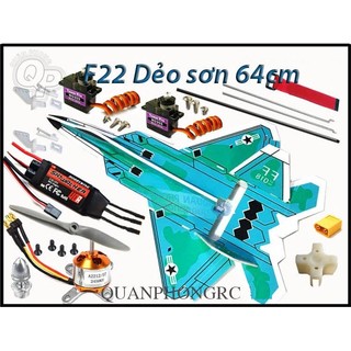 F22 dẻo sơn MPP full đồ điện Size 64cm