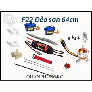 F22 dẻo sơn MPP full đồ điện Size 64cm