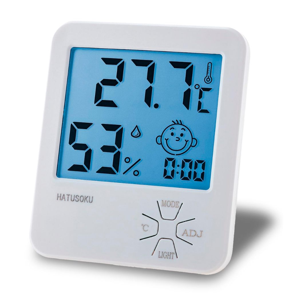 Nhiệt ẩm kế điện tử đo nhiệt độ và độ ẩm HATUSOKU Nhật Bản