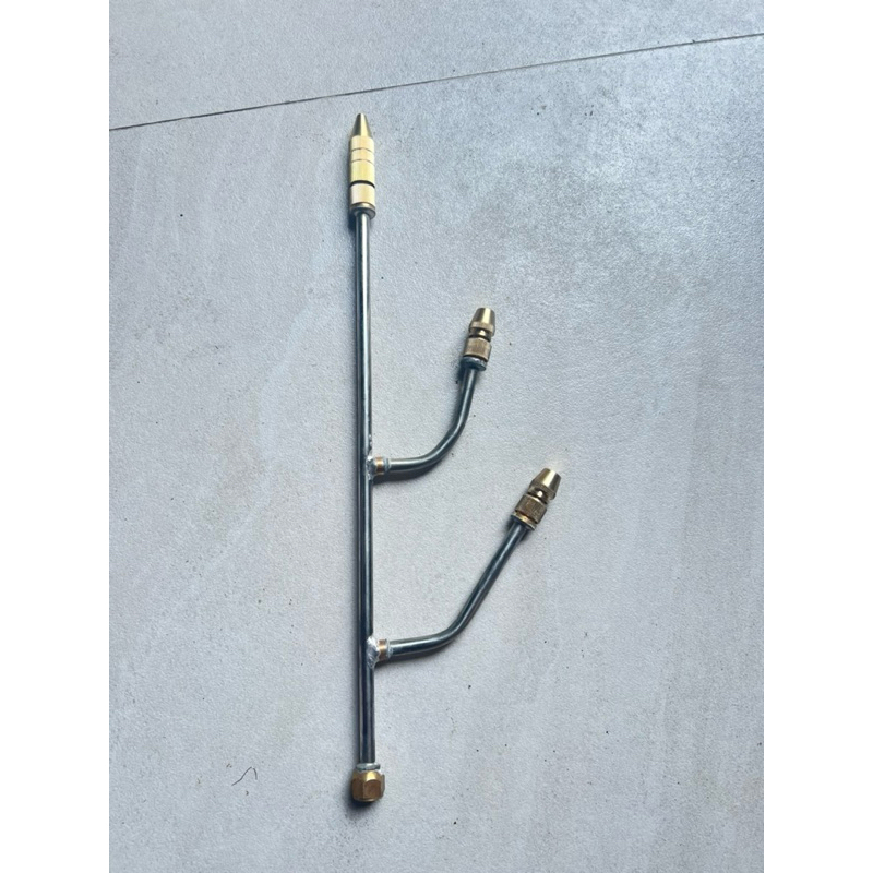 Cần xịt thuốc 3 chỉa 1 bên - Cần tưới cây 3 béc - Tưới sầu riêng phun thuốc