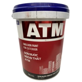 Sơn Nước Ngoại Thất ATM(Thailand) 26kg (17.5L)- Chống Rêu Mốc, Chống UV, Bền màu, Dùng Cho Tường Ngoài Trời, Trong Nhà