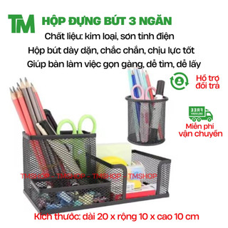 Hộp đựng bút, giỏ đựng bút,khay bút,kệ bút để bàn kim loại đa năng,bàn làm việc,văn phòng tiện lợi