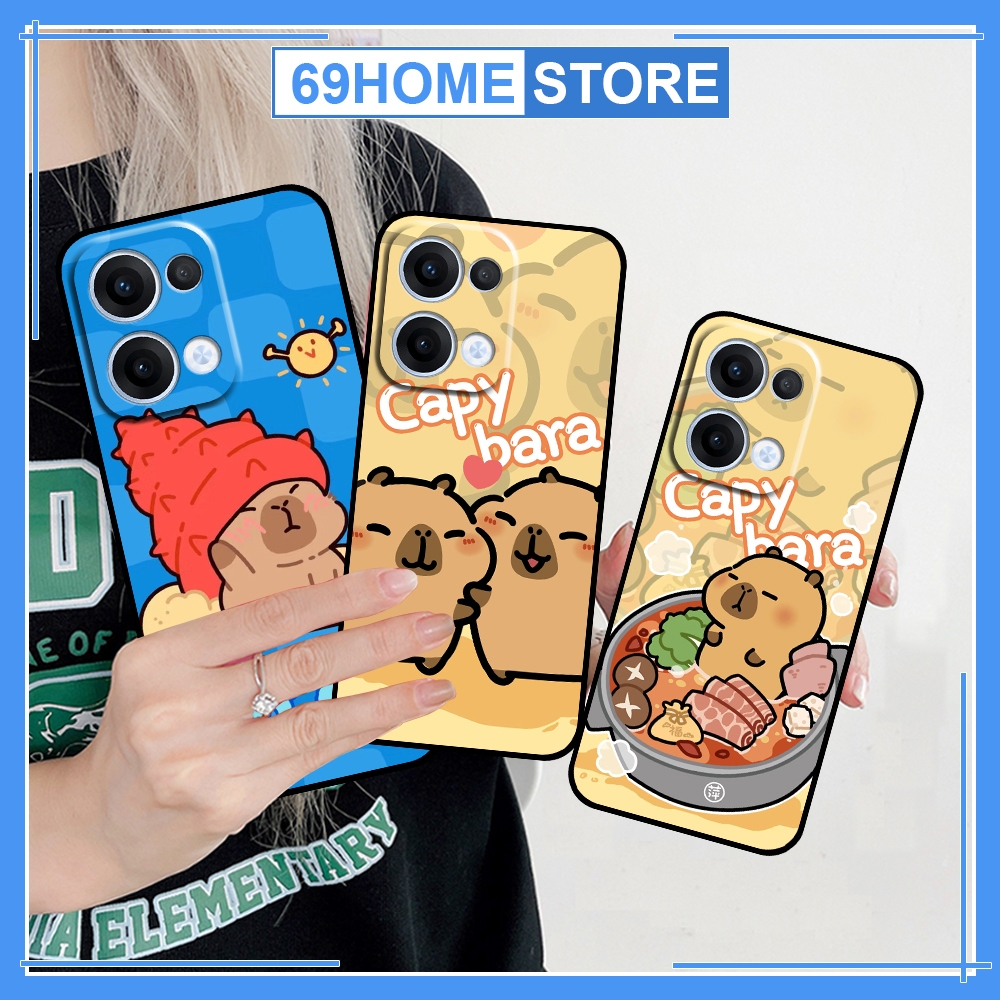 Ốp lưng Oppo Reno 13 5G / 13 Pro 5G / 13F 5G in hình Capy bara cute