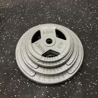 Tạ đĩa Gang phủ sơn sấy phi 50mm - 2.5KG/ 5KG/ 10KG 1 Bánh - Kingbox ( Hàng nhập khẩu)