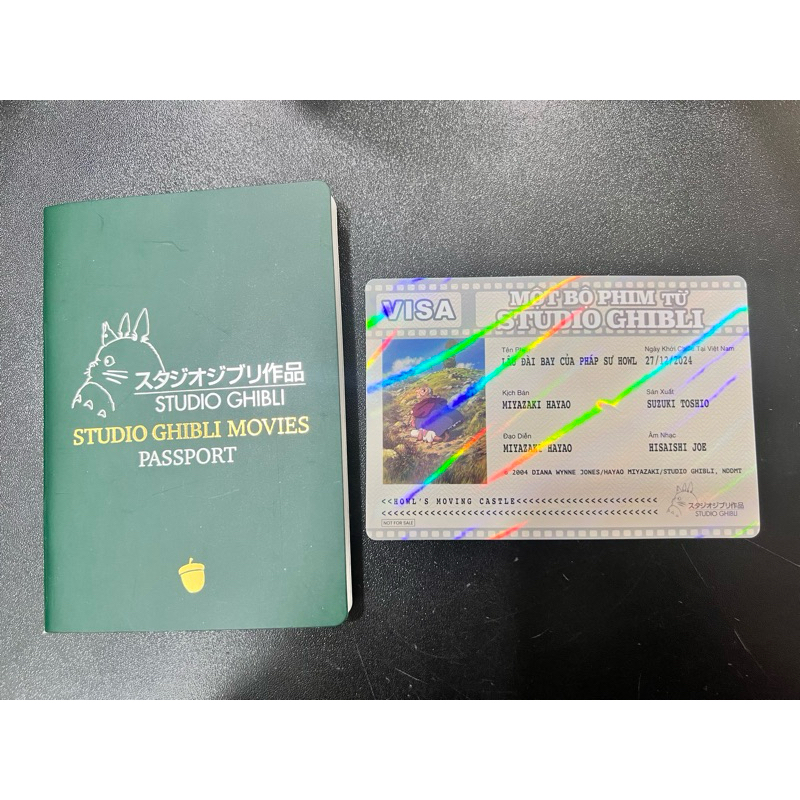 [CGV x GHIBLI] Passport + Visa film Ghibli