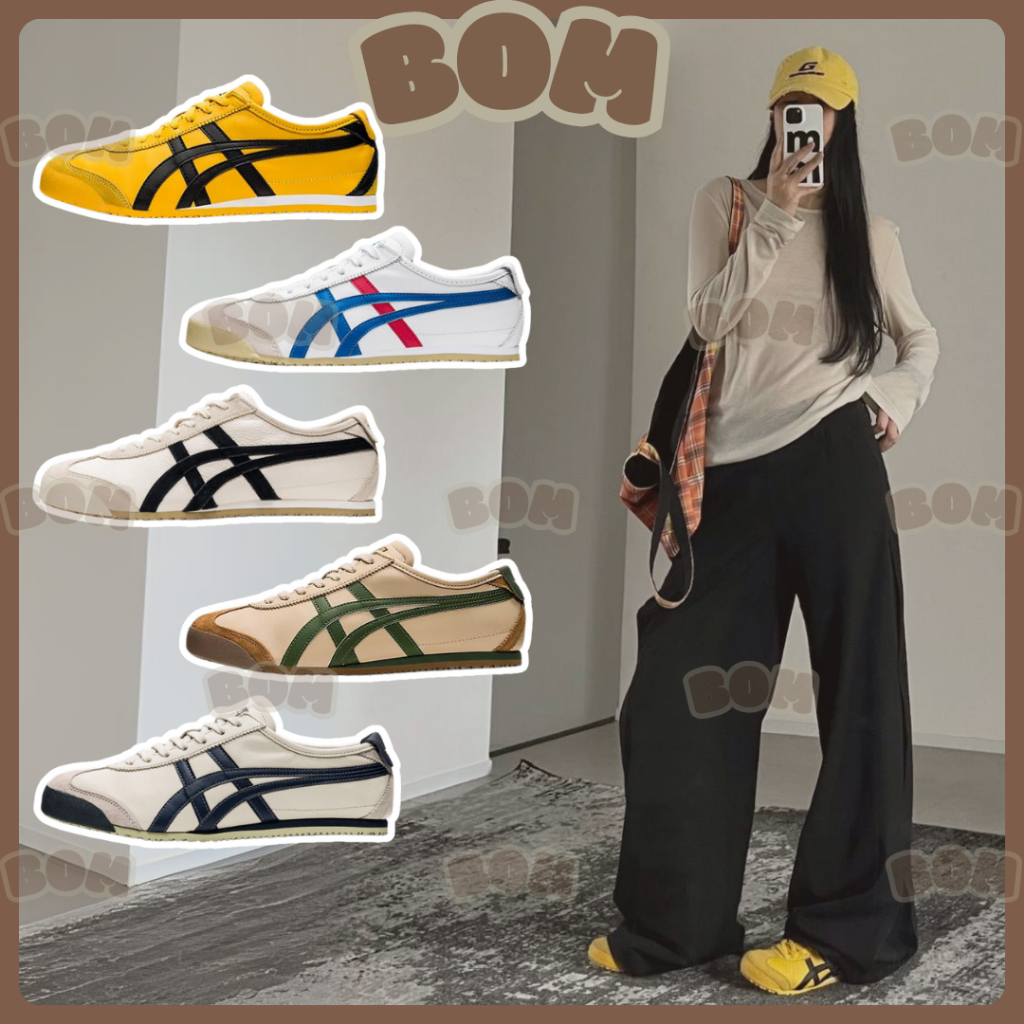 Giày Thể Thao Onitsuka Tiger Mexico 66 [ BomSneakerStore ] Best Quality Giày sneaker Nữ Cổ Thấp : Tiger6602