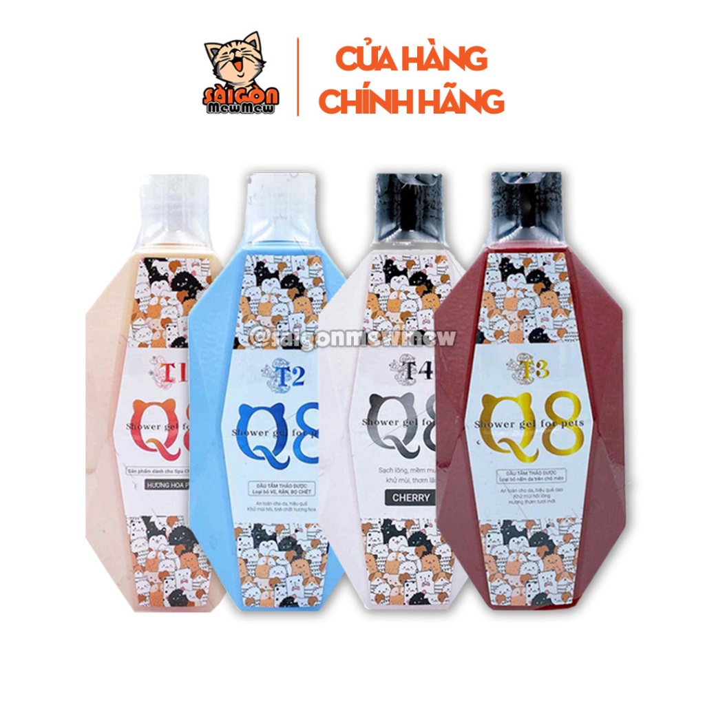 Sữa tắm cho thú cưng Q8 200ml