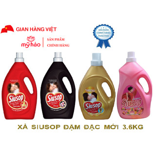  HCM - Can Nước xả vải Siusop đậm đặc 3.6 lít-Hàng Triệu Hạt Lưu Hương- 3 màu Vàng ,đen,đỏ 