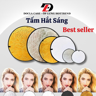 Tấm Hắt Sáng 2in1 Tròn, Miếng Hắt Sáng 2 Trong 1 Chụp Ảnh Chuyên Nghiệp
