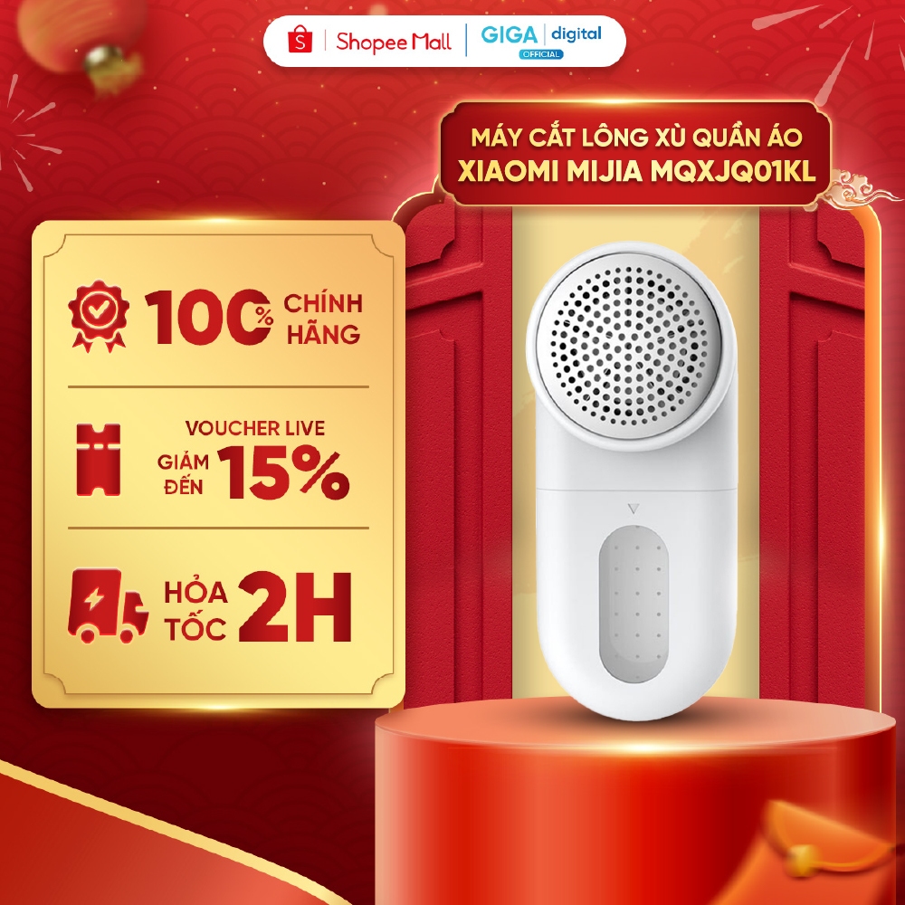 [Mã ELBAU5 giảm 5% đơn 300K] Máy Cắt Lông Xù Quần Áo Xiaomi Mijia MQXJQ01KL - Lưỡi Dao Sắc Bén, Sửa Như Mới