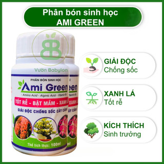 Phân Bón Lá Sinh Học Ami Green 2 Chai