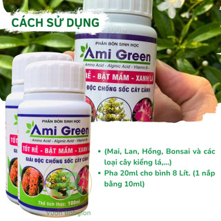 Phân Bón Lá Sinh Học Ami Green 2 Chai