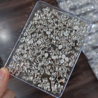 Set đá khối nail size nhỏ,nhỏ vừa loại cao cấp, siêu sáng(S11)