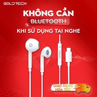  Tai nghe có dây Hoco M111 chân dẹt có mic nghe gọi dây dài 120cm hỗ trợ tăng giảm âm lượng dành cho 7 đến 14 