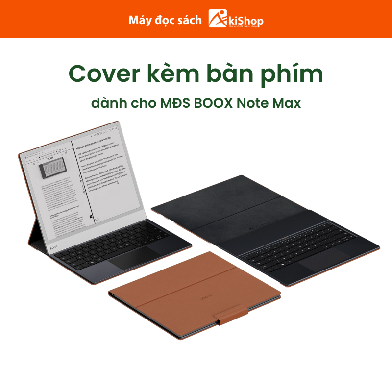 Cover bàn phím Máy đọc sách Boox Note Max, Tab X C Chính hãng Akishop