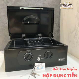TRENY - Hộp đựng tiền, hộp đựng tiền bằng sắt, hộp đựng tiền quầy thu ngân, hộp đựng tiền tiết kiệm
