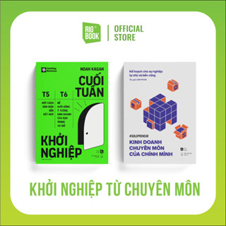 Sách - Combo Khởi Nghiệp Từ Chuyên Môn (Cuối tuần khởi nghiệp + Kinh doanh chuyên môn của chính mình)