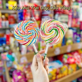 Kẹo Mút Trái Cây Cầu Vồng Tuổi Thơ 
