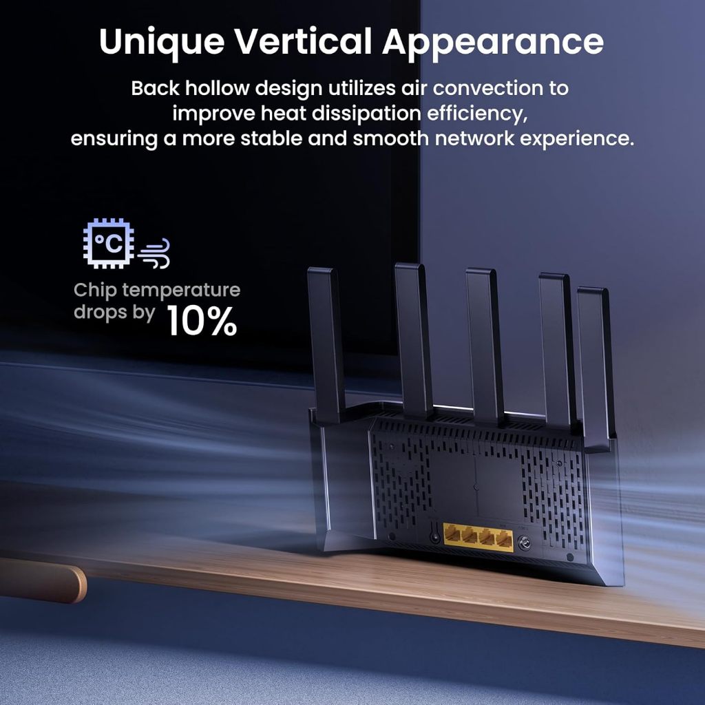 Bộ Phát WiFi Tenda TX12L Pro Chuẩn WiFi 6 AX3000Mbps hỗ trợ EasyMesh - Hàng Chính Hãng